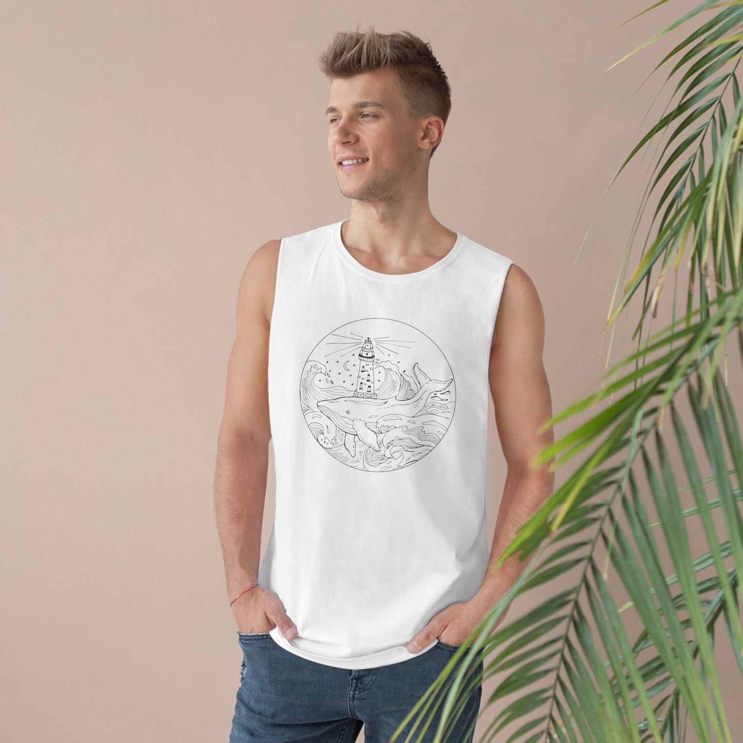 Whale Unisex Tank Top